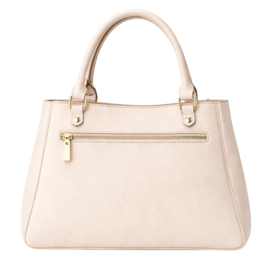 Totsi Elegant Cream Beige Women's Handbag Stylish