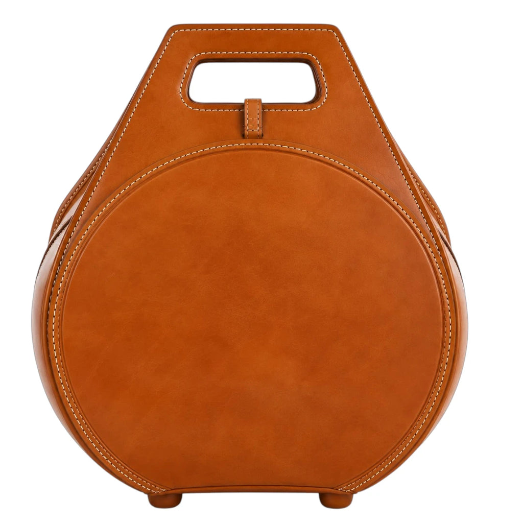 Totsi Bowling Ball Inspired Embossed Handbag with Handle